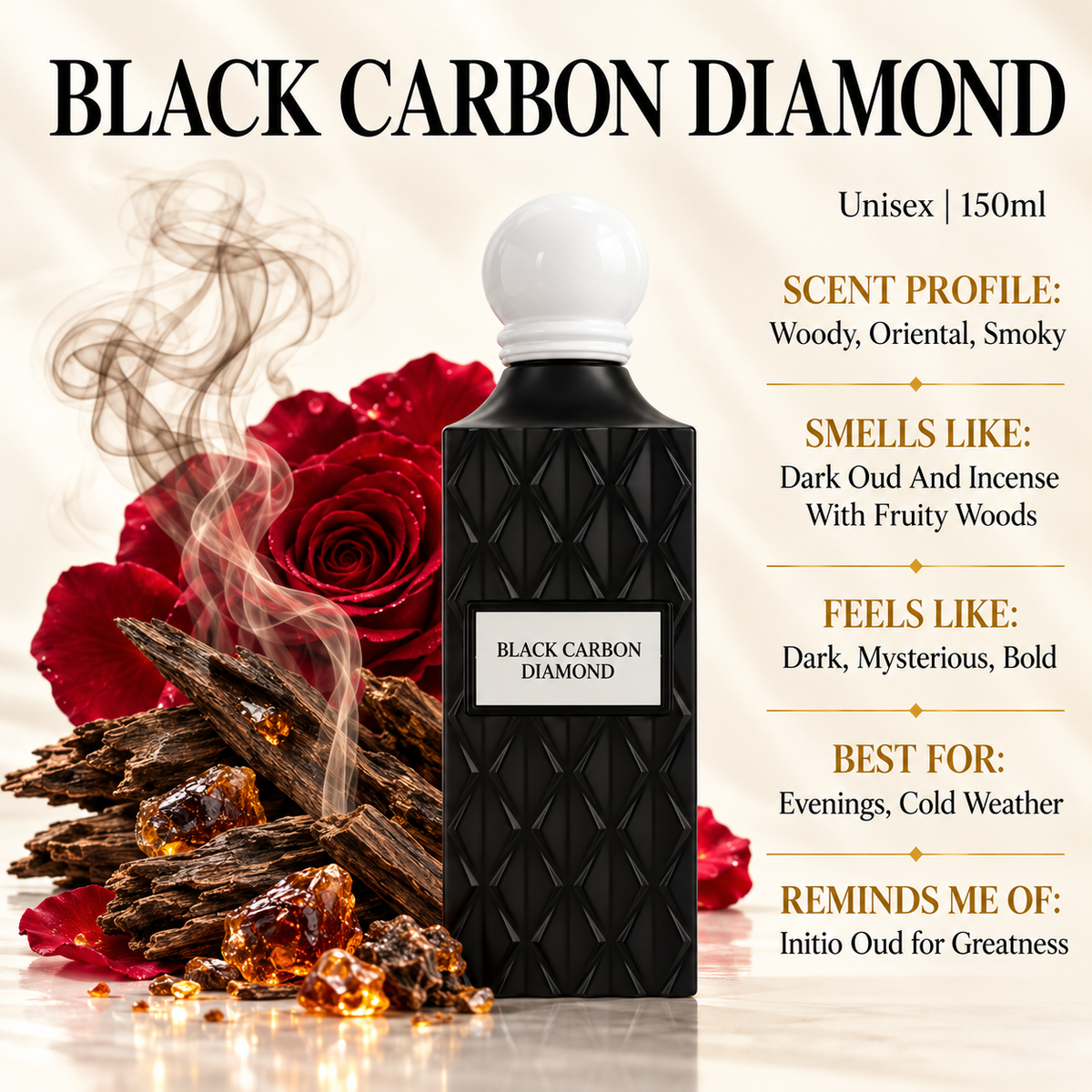IBRAQ Black Carbon Diamond