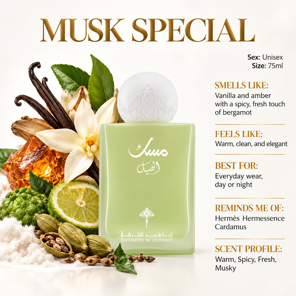 IBRAQ Musk Cardmom