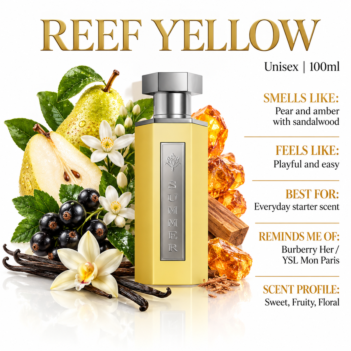 Reef Yellow – Velvet Vanilla Cradle